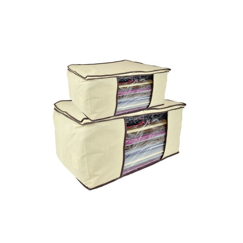 STORAGE BAGS M(30 X 60 X 40cm) BEIGE 1