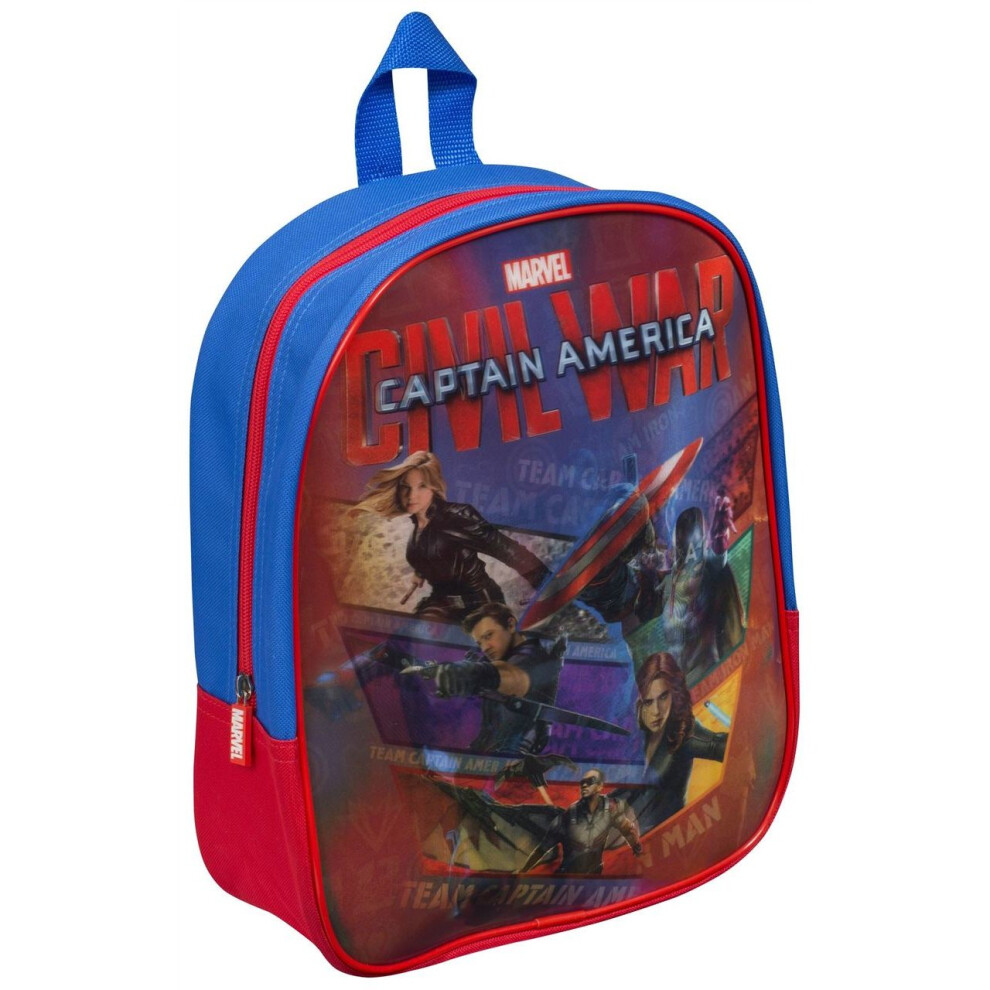 Captain America Backpack Lenticular School Travel Children Kids Shoulder Bag