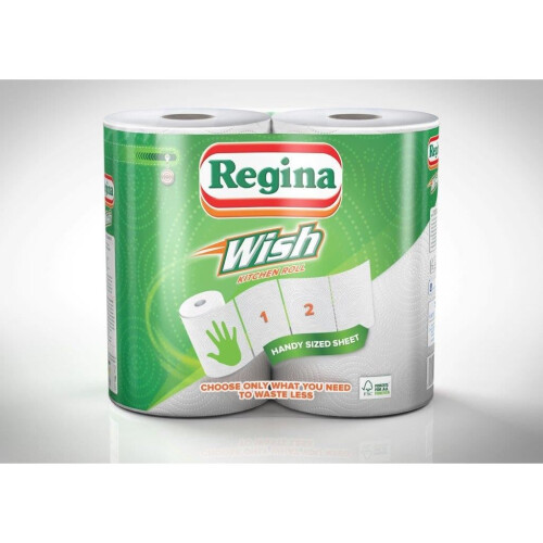 12pk Regina Wish Kitchen Roll Towels 2 x 6 Towels on OnBuy