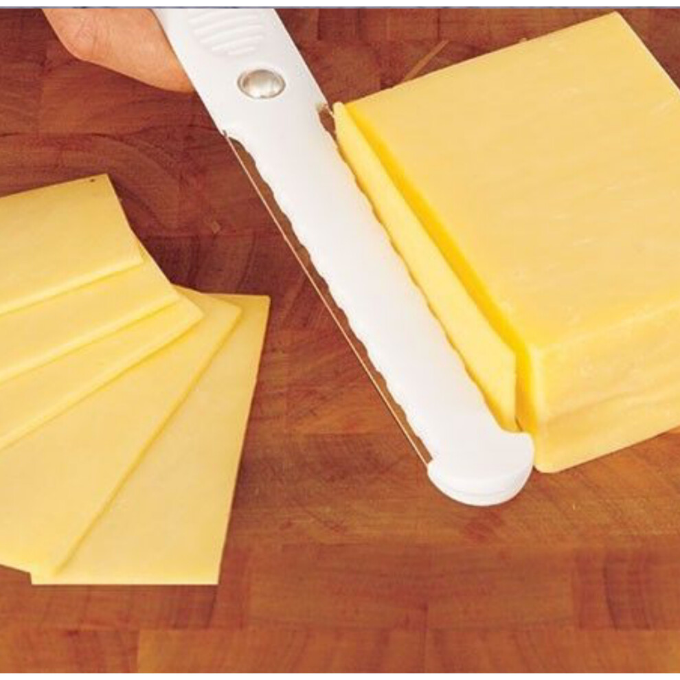 Cheese Slicer Thick & Thin Slices Double Sided Fast Hard Soft Cutter Butter Egg