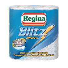 4 x Twin Packs Regina Blitz 3 Ply Kitchen Roll - 8 Kitchen Rolls Bundle