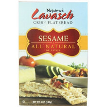 Nejaimes 10014 Sesame Lavasch Deli Style Case of 12