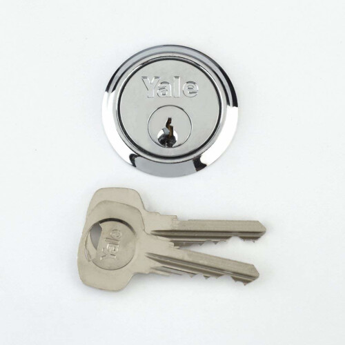 Yale (2 Keys) Yale B1109SC Replacement Cylinder Satin Chrome