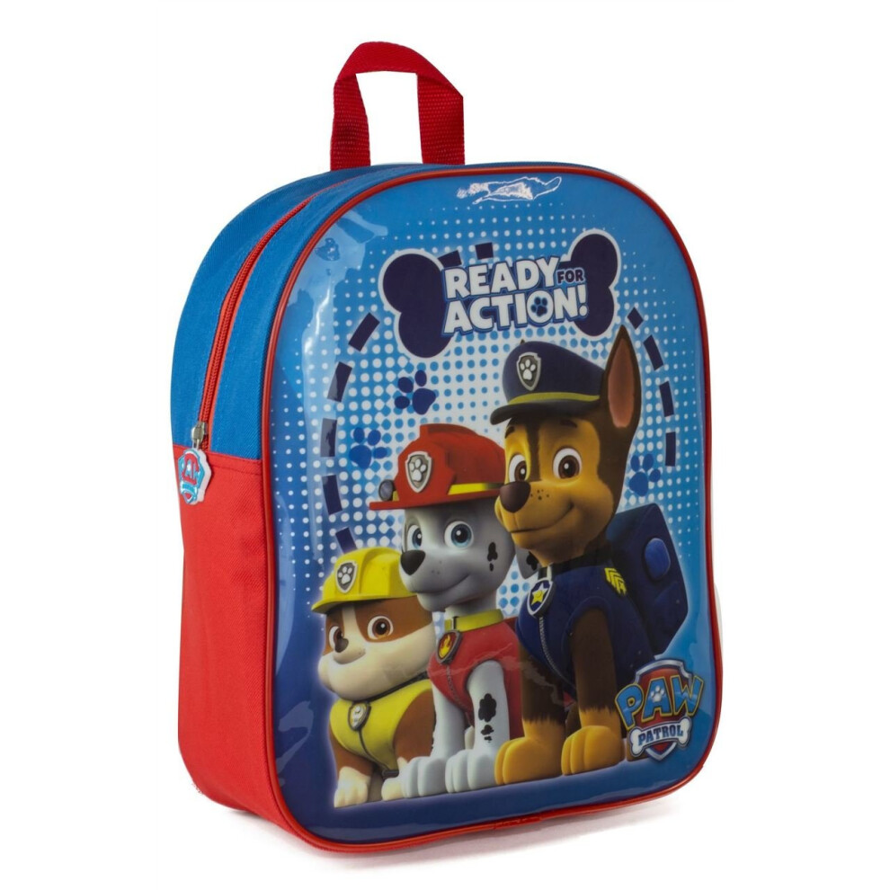 Paw Patrol Children Kids Ready for Action Marshall Chase School Travel Backpack