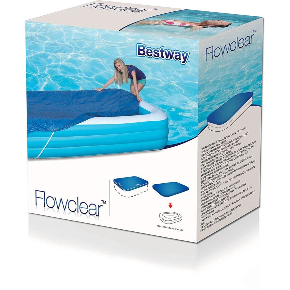 Bestway Rectangular Paddling Pool Cover | Large paddling pool cover