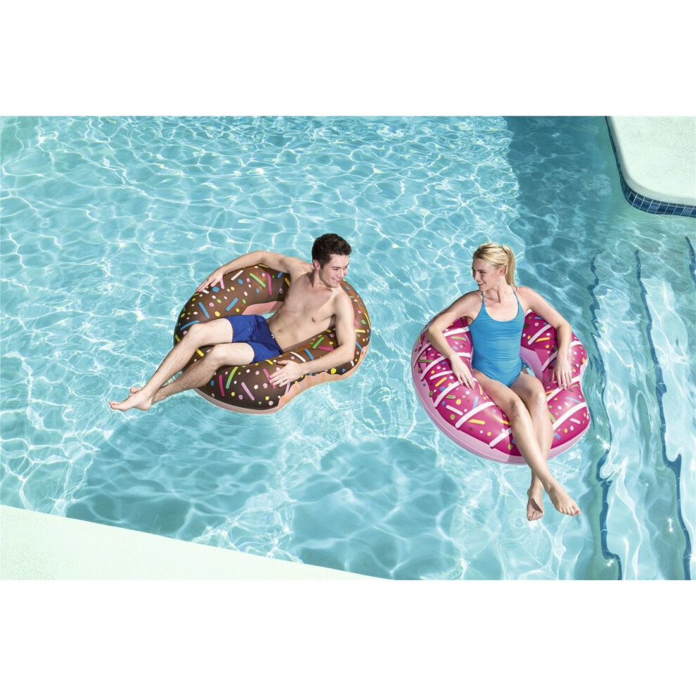 Bestway Inflatable Icing Cake Donut Lounger Tube Float Beach Swimming Pool - 1.07m / 42