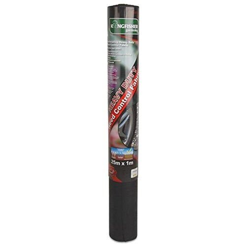 25m x 1m Heavy Duty Weed Control Guard Fabric Membrane Boxed
