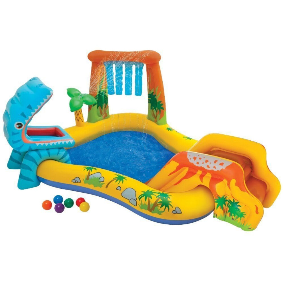 Intex Children's Dinosaur Paddling Pool & Play Centre | Intex Paddling Pool