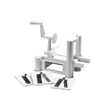 Durable Stainless Steel Spiral Slicer, Lightweight Vegetable Slicer For Kitchen, Easy To Use Spiral Cutter