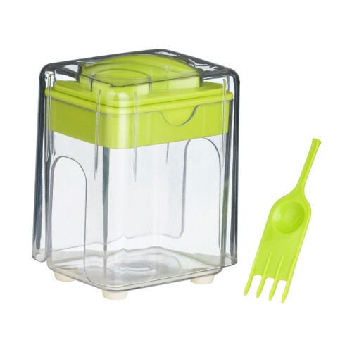 Premier Housewares Potato Chipper Plastic- Clear/ Lime Green