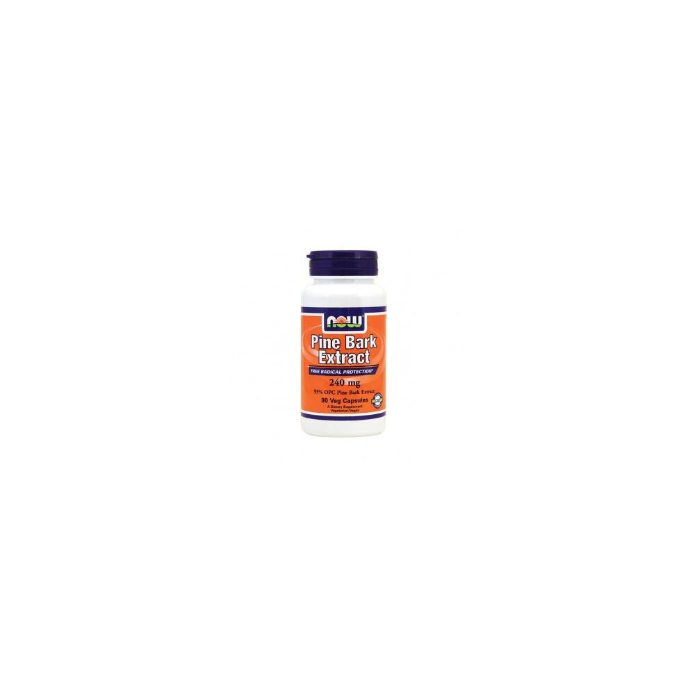 Now Foods Pine Bark Extract (240mg, 90 Vegetarian Capsules)