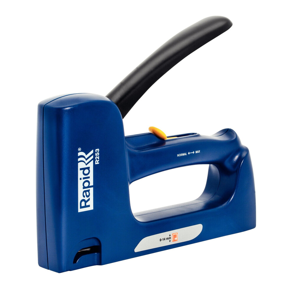 Rapid Staple Gun for Upholstery Jobs, Plastic Body, R253, 20009450