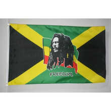AZ FLAG BOB MARLEY FLAG 3' x 5' - RASTA JAMAICA FLAGS 90 x 150 cm - BANNER 3x5 ft