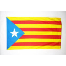 AZ FLAG CATALONIA ESTELADA BLAVA FLAG 3' x 5' - INDEPENDENTIST CATALAN FLAGS 90 x 150 cm - BANNER 3x5 ft