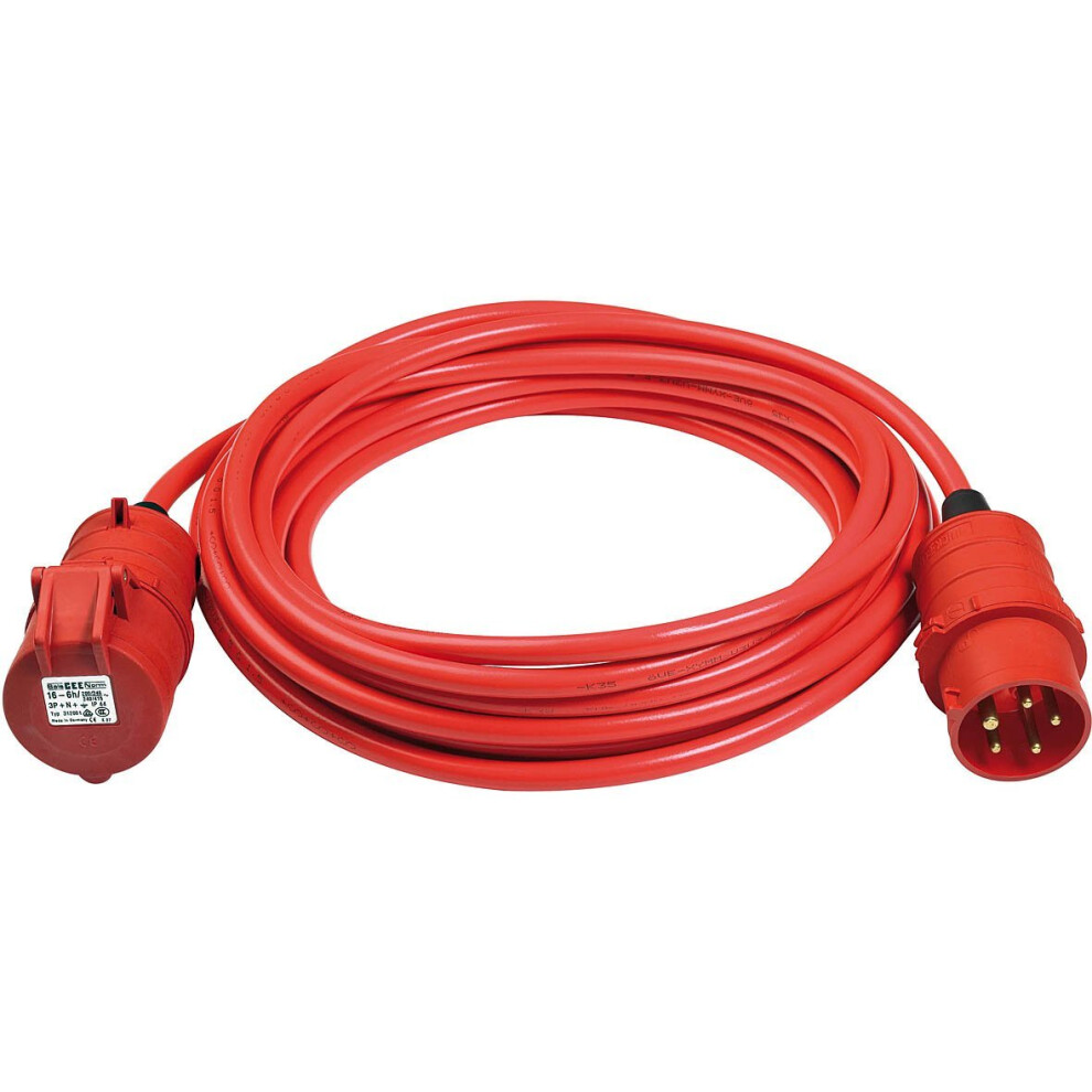 Brennenstuhl 1168590 25 M Bremaxx Extension Cable - Red 4007123151936