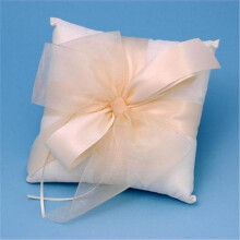 Ivy Lane Design 38BI Tres Beau Wedding Ring Bearer Pillow in Ivory