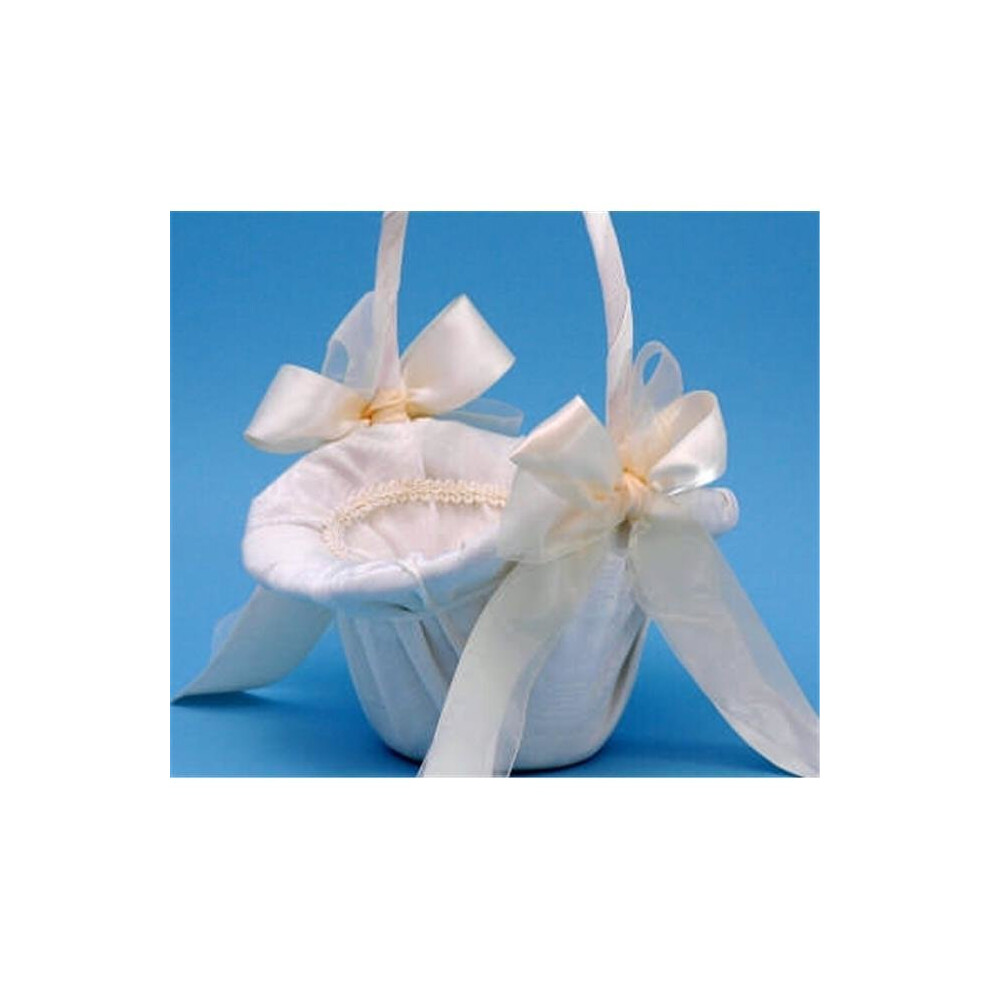 Ivy Lane Design 4UI Tres Beau Flower Girl Basket - Ivory-image-OPC-PNWQ9S-NEW
