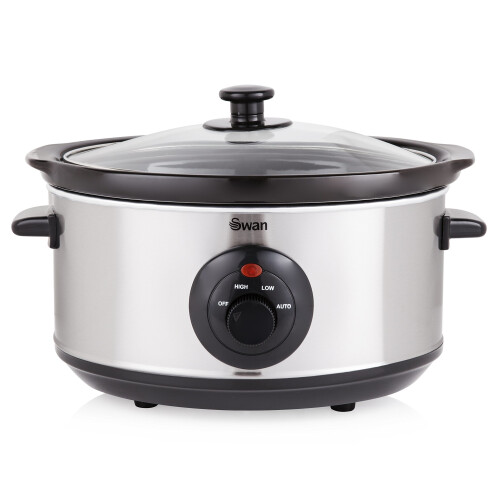 Swan Swan Stainless Steel Slow Cooker - 3.5L