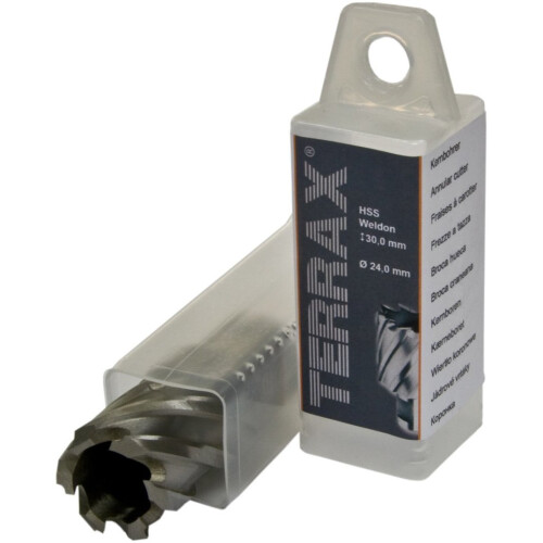 Ruko Terrax Core Drill Bit HSS 24 mm Weldon 2