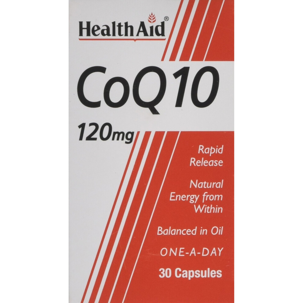 HealthAid CoQ-10 120mg - 30 Capsules