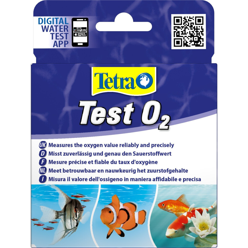Tetra Test O2 to Measure the Aquarium and Pond Oxygen Value Reliably and Precisely