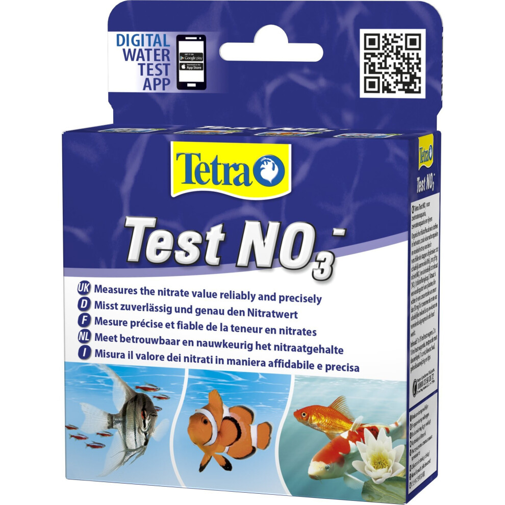 Tetra Test Kit NO3 to Measure The Aquarium and Pond Nitrate Value Reliably and Precisely