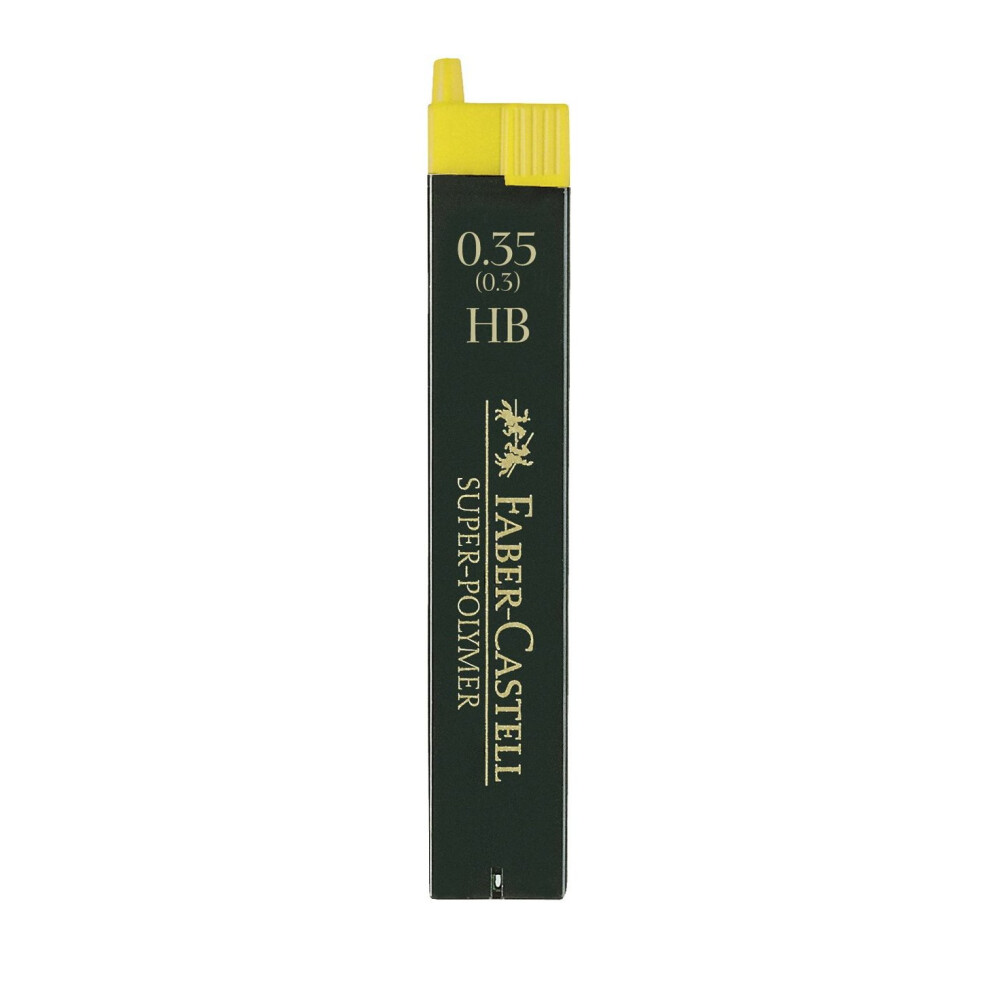 Faber-Castell 0.35 Mm Hb Super-Polymer Lead Refill (Pack Of 12)