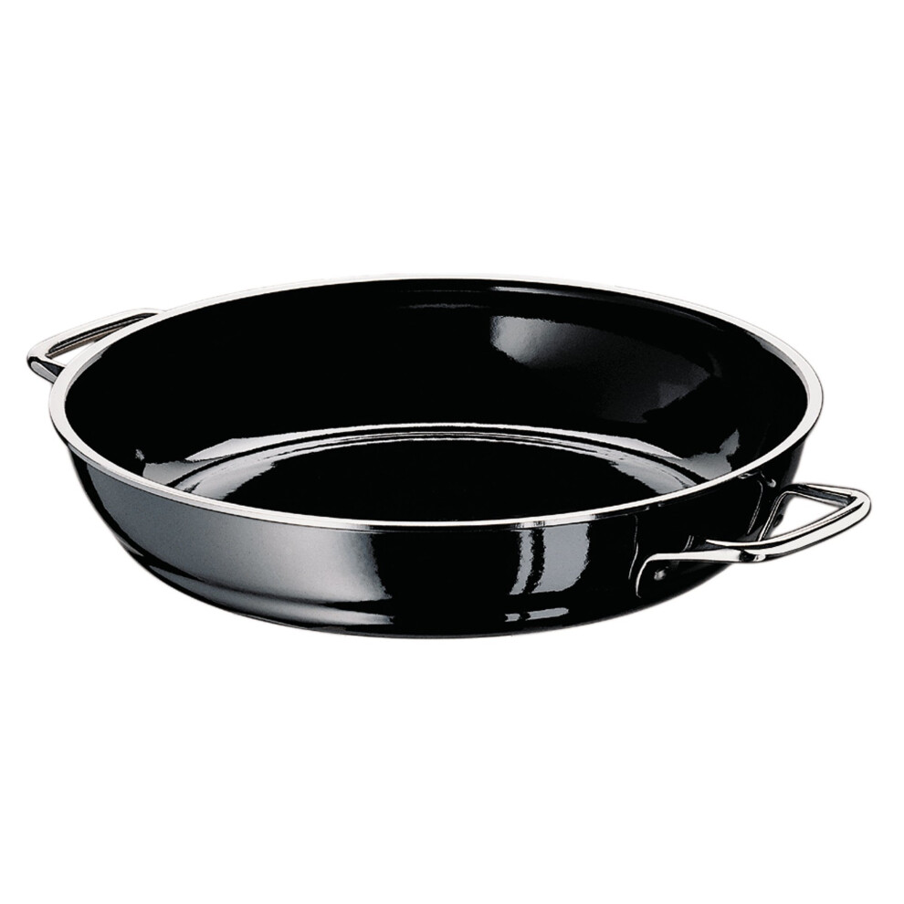 Silit Professional Frying and Serving Pan with Metal Handles without Lid Diameter 28 cm
