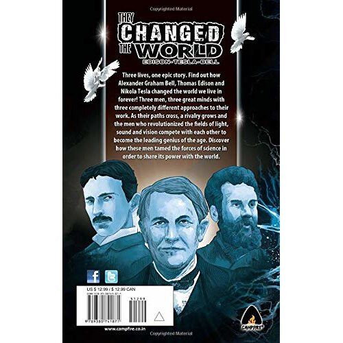 They Changed the World: Bell, Edison and Tesla (Campfire Heroes) 2