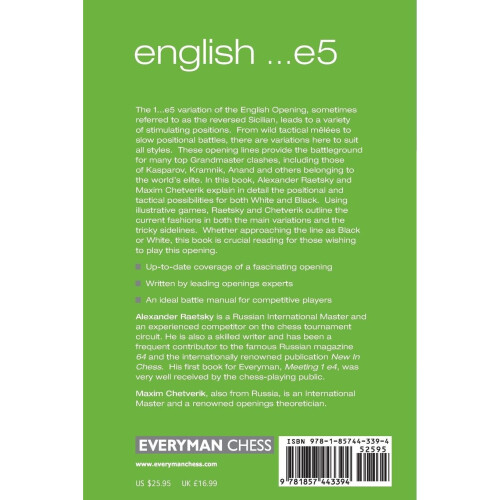 English ... e5: The reversed Sicilian Lines (Everyman Chess) 2