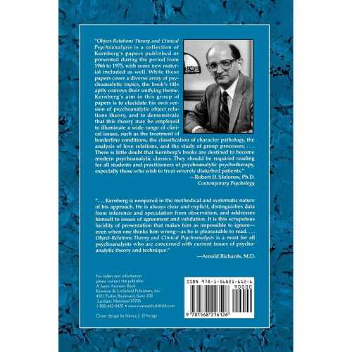 Object Relations Theory and Clinical Psychoanalysis 2