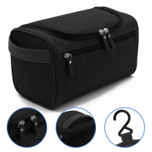 Wash Bag Mens,AOBETAK Large Hanging Waterproof Toiletry Bag with Mesh and Zip Compartment,Overnight Gym Shaving Travel toiletries Set kit for Men...