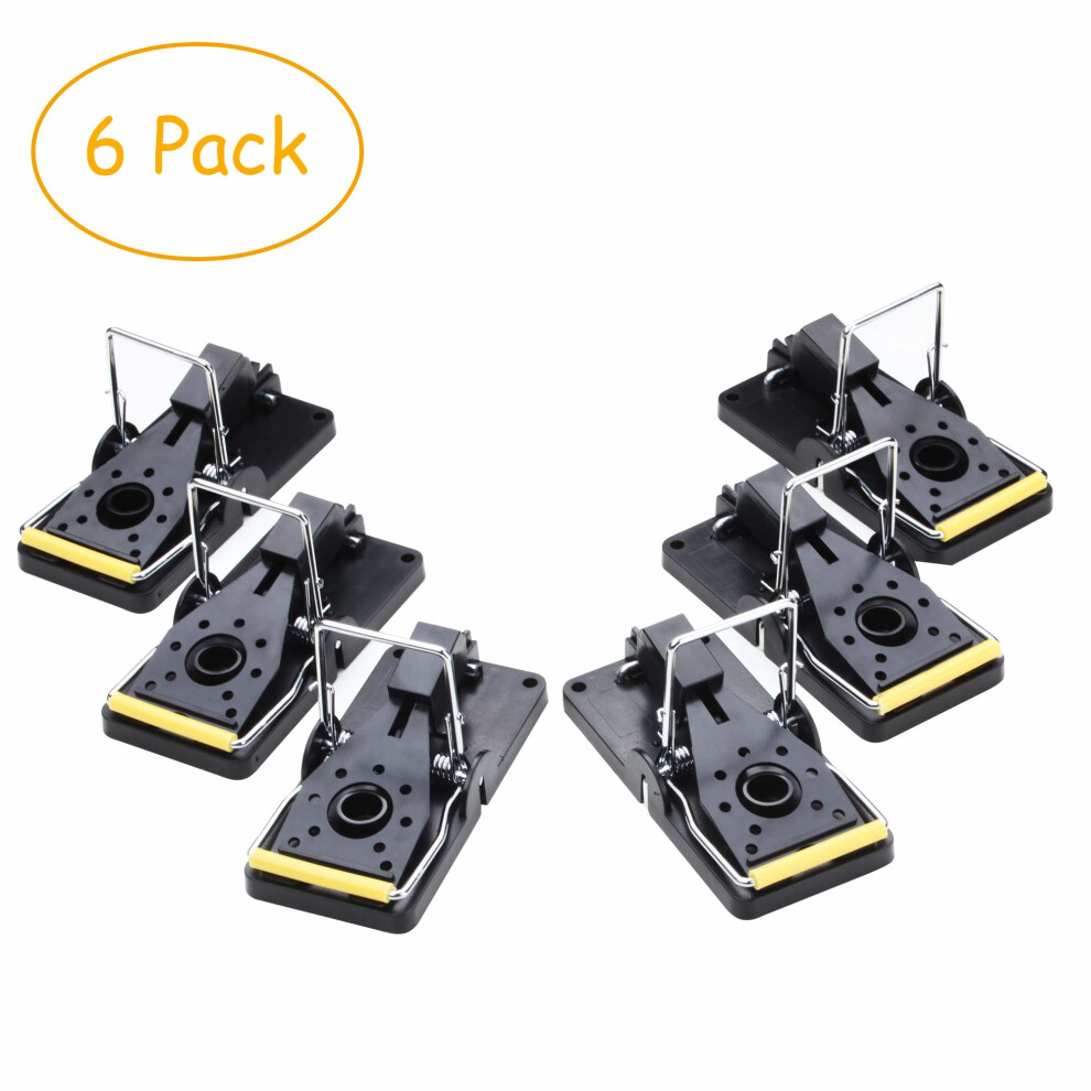 Ales Mouse Trap, Reusable Snap Traps, Rodent Trap Mouse Control, Instantly Quick Response, Mouse Kill, 6 Pack-image-OPC-PP56MV-NEW