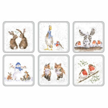 Pimpernel Wrendale Christmas Coaster Set of 6 Product Code: X0010268976