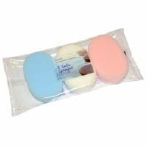 Caress Luxury Bath Accessories 3 Bath Sponges
