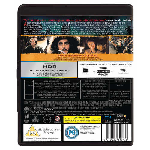 Hook [1992] (4K Ultra HD + Blu-ray) 2