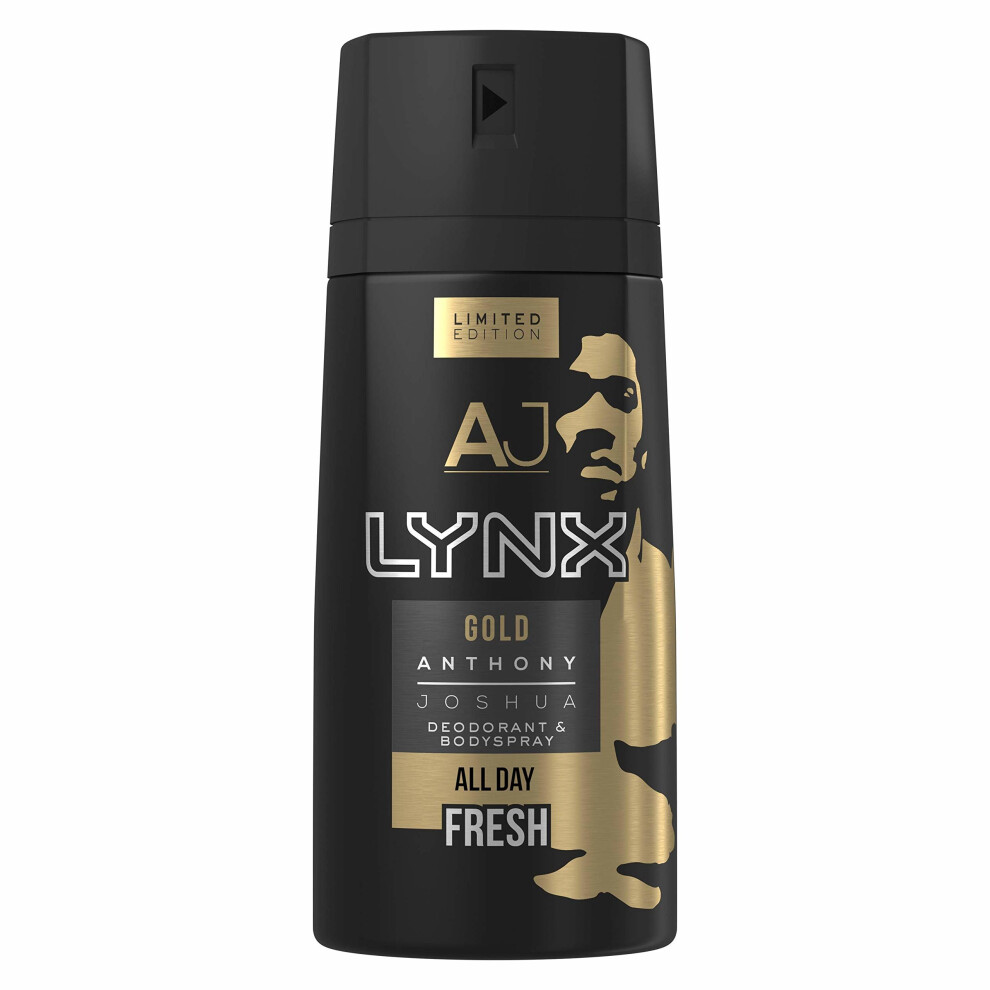 Lynx Gold Anthony Joshua Limited Edition Body spray 150ml, pack of 6