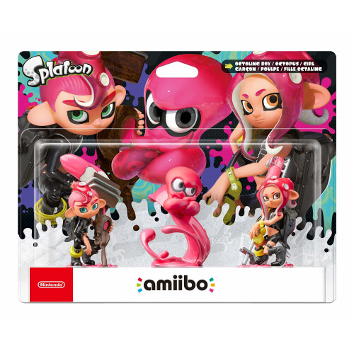 Nintendo Octoling Triple Pack (Octoling Boy + Octopus + Girl) amiibo (Splatoon Collection) (Nintendo Switch)