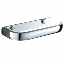 Flybath Toilet Roll Holder Without Cover Bathroom Solid Brass Bright Chrome Finish Toilet Paper Tissue Holder Wall Mounted