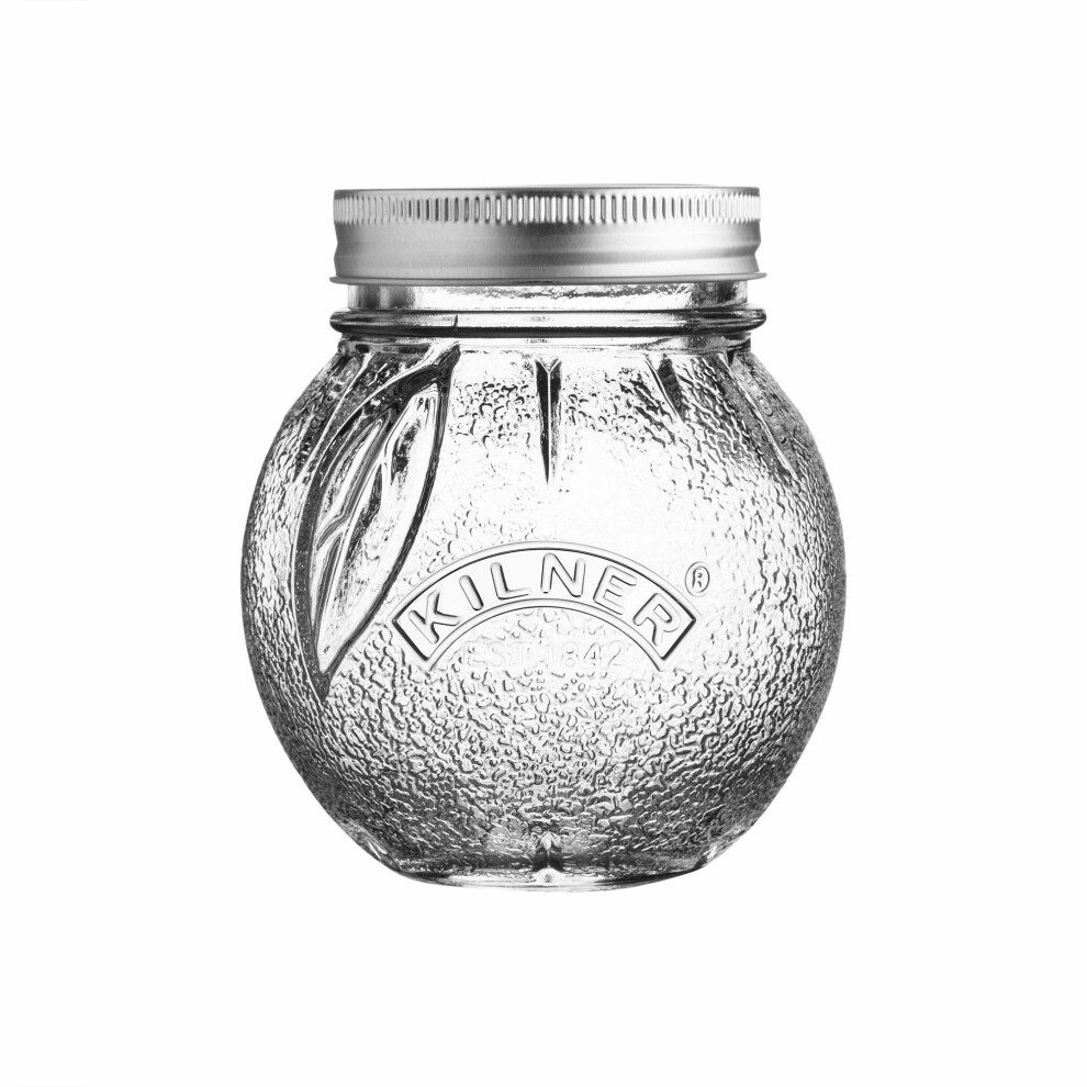 Orange Fruit Preserve Jar 0.4 Litre