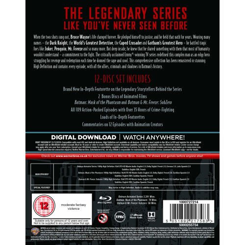 Warner Bros Batman: The Complete Animated Series (Blu-Ray) 1