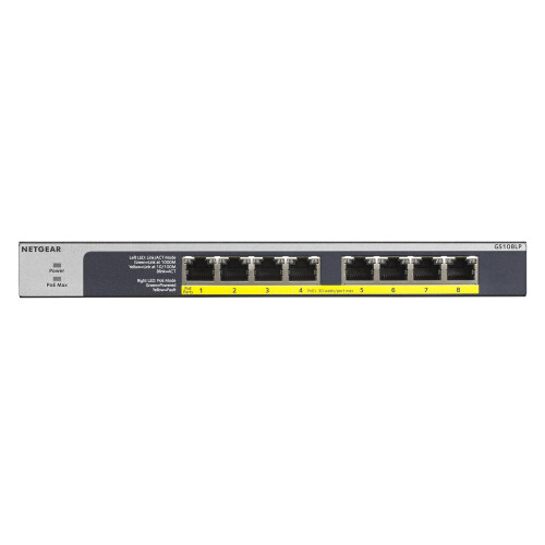 Netgear Przełącznik Netgear GS108LP-100EUS 8p PoE 60W 1