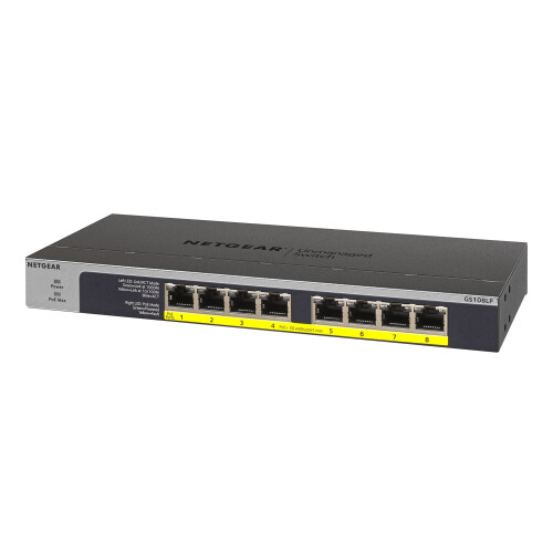Netgear Przełącznik Netgear GS108LP-100EUS 8p PoE 60W 2