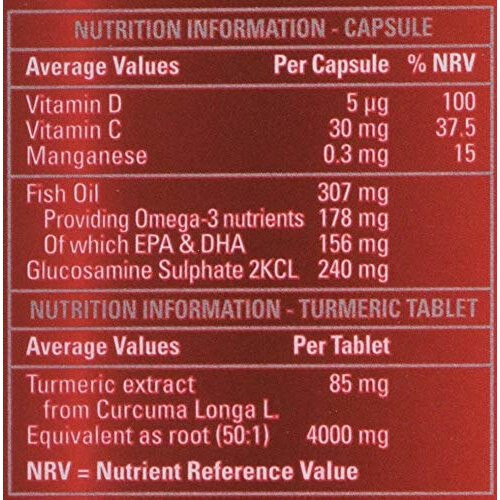Seven Seas Seven Seas JointCare Seven Seas JointCare Supplex and Turmeric with Glucosamine and Omega 3, 30-Count 1