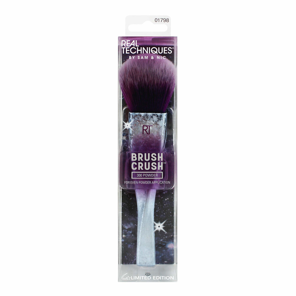Real Techniques Brush Crush Powder Make-up Brush for Face and Base, RT 300