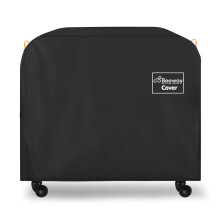 BEEWAY Barbecue Cover, BBQ Grill Cover Heavy Duty - 210D Oxford Fabric, Waterproof, Indoor Outdoor Rain Dust Protection with Self-stick Straps and...