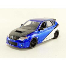 Jada Toys Gummireifen 1:24 Fast & Furious Brians Subaru Impreza WRX STI Blau (99514)