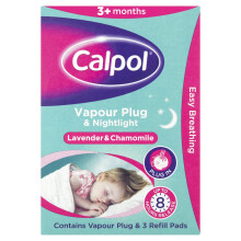 Calpol Vapour Plug and Nightlight with 3 Refills