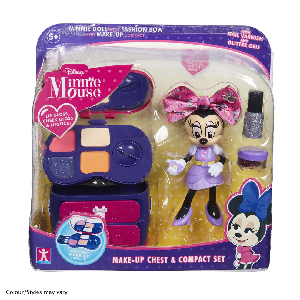 Minnie Mouse 06765 Make-Up Chest and Compact Set, Multicolour