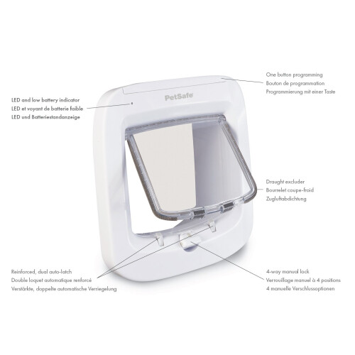 PetSafe PetSafe Microchip Cat Flap, Easy Install, 4 Way Locking, Energy Efficient, "Latest Version - 2018" 1